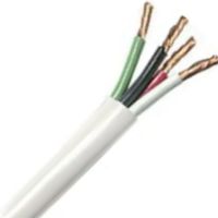Coleman Cable 94644-45-01 Soundsational 4C 16G 500' Wire Speaker, White, 14 AWG Bare Copper, 4 Conductors, Outside Dia. (Nom.) 0.256”, Insulation Thickness 0.013'' Nom., Insulated Conductor Diameter 0.099'' Nom., Jacket Thickness 0.020'' Nom., PVC Jacket, UPC 029892317973 (946444501 9464445-01 94644-4501) 