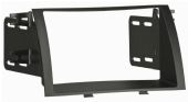 Metra 95-7340B Kia Sorrento 2011-Up DDIN Radio Adaptor, DOUBLE DIN / Stacked ISO Din Head unit provision, Painted Matte Black to Match Factory, Contoured to match factory bezel, Radio Housing/ISO Brackets, UPC 086429222124 (957340B 9573-40B 95-7340B) 
