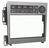Metra 95-7605A Infiniti G35 05-07 DDIN Radio Adaptor Kit, ISO Double DIN Radio Provision, Stacked ISO Mount Units Provision, Replaces entire climate control panel, Retains full functionality of the HVAC system, Recessed DIN opening, Double DIN radio trim included, Painted silver and contoured to match factory dash, High grade ABS plastic, Comprehensive instruction manual, UPC 086429223206 (957605A 9576-05A 95-7605A) 