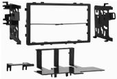 Metra 95-7801 Honda/ Acura Double DIN Kit 90-06, Double DIN Radio Provision, Stacked ISO Mount Units Provision, Can accommodate either a double-DIN radio or two ISO DIN stacked radios, Rear support bracket is included, UPC 086429179169 (957801 9578-01 95-7801) 