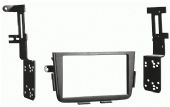 Metra 95-7866B Acura Mdx 01-06 DDIN Radio Adaptor, Double DIN Head Unit Provision, ISO Stacked Head Unit Provision, Painted Matte Black to Match Factory Dash, WIRING AND ANTENNA CONNECTIONS (Sold Separately), 70-1721 Honda harness - 1998-up, 40-HD10 -Honda antenna adapter- 2005-up, UPC 086429199846 (957866B 9578-66B 95-7866B) 