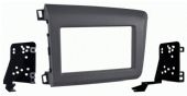 Metra 95-7881G 2012-UP HONDA CIVIC DDIN Radio Adaptor Mounting Kit, Double DIN Head Unit Provision, Painted to Match Factory Finish, Applications: 12-UP Honda Civic, Wiring and Antenna Connections (Sold Separately), 70-1729 Radio Harness, 40-HD11 Antenna Adapter, UPC 086429255849 (957881G 9578-81G 95-7881G) 