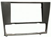 Metra 95-9306B 06-13 BMW 3-SERIES wo/NAV DDIN Radio Adaptor, Double DIN radio provision, Painted a scratch resistant matte black to match factory dash, WIRING & ANTENNA CONNECTIONS (sold separately), Wiring Harness: BMRC-01 - BMW mini chime interface, Antenna Adapter: 40-EU10 - Multi application antenna adapter 2000-up, KIT COMPONENTS: Double DIN trim plate / Double DIN Brackets / (2) 1/2” #8 Pan head screws / (2) Plastic snaps, UPC 086429199341 (959306B 9593-06B 95-9306B) 