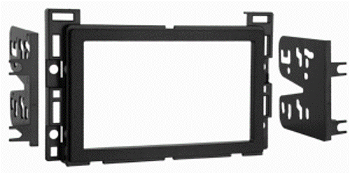Metra 95-3302S DDIN dash kit for GM/Pontiac/Saturn, New OEM matched finish, Designed specifically for the installation of double-DIN radios or two single-DIN radios, High-grade ABS plastic contoured textured and painted to compliment factory dash, Comprehensive instruction manual, All necessary hardware to install an aftermarket radio, Painted Silver to match factory finish in newer models (953302S 9533-02S 95-3302S)