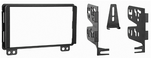 Metra 95-5026 Ford Truck and SUV DDIN Radio Adaptor dash kit , Designed specifically for the installation of double-DIN radios or two single-DIN radios, High-grade ABS plastic  contoured textured and painted to compliment factory dash, Comprehensive instruction manual,All necessary hardware for a complete installation including rear support bracket, UPC 086429151073 (955026 9550-26 95-5026)