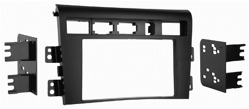 Metra 95-7331 Kia Amanti DDIN Radio Adaptor Kit 07-09, Double DIN Radio Provision, Stacked ISO Mount Mount Units Provision, Designed for installation of double DIN or two single DIN radios, All necessary hardware for easy installation, Comprehensive instruction manual, Contoured and textured to match factory dash, Radio Housing/Double DIN Brackets, UPC 086429172009 (957331 9573-31 95-7331)