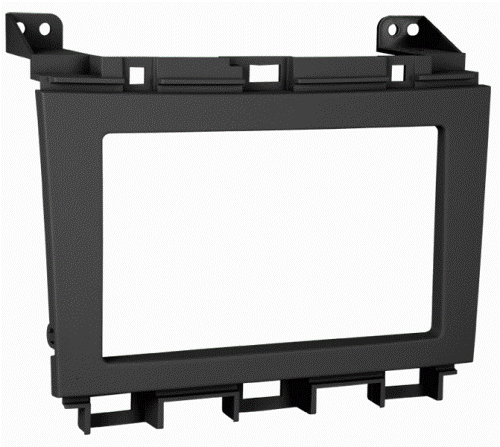 Metra 95-7427B 09-Up Nissan Maxima DDIN Radio Adaptor Black, Double DIN Radio Provision, Stacked ISO Mount Units Provision, Metra patented Quick Release Snap In ISO mount system with custom trim ring, Includes parts for installation of double DIN radios or two single DIN radios, Painted bronze over a custom texture to match OEM factory finish, Comprehensive instruction manual, Kits Available, UPC 086429186396 (957427B 9574-27B 95-7427B)