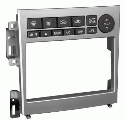 Metra 95-7605 Infiniti G35 Sedan 2005-2006 Coupe 2005-2007 Radio Adaptor, ISO Double DIN Radio Provision, Stacked ISO Mount Units Provision, Replaces entire climate control panel, Retains full functionality of the HVAC system, Recessed DIN opening, Double DIN radio trim included, Painted silver and contoured to match factory dash, High grade ABS plastic, Comprehensive instruction manual, All necessary hardware included for easy installation, UPC 086429181223 (957605 9576-05 95-7605)