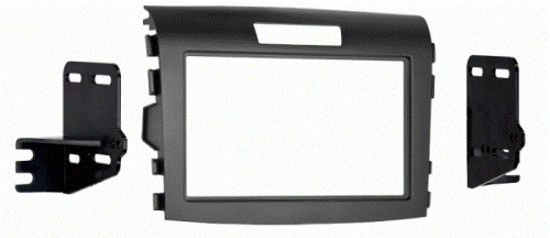Metra 95-7802CH Honda CRV 2012-UP DDIN Radio Adaptor Mounting Kit, DDIN Head Unit Provision, Painted Charcoal, Applications: 12-UP Honda CRV, Wiring And Antenna Connections (Sold Separately), 70-1729 Radio Harness, 40-HD11 Antenna Adapter, UPC 086429272945 (957802CH 9578-02CH 95-7802CH)