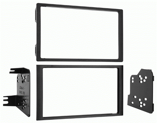Metra 95-7861 Honda Pilot 2003-2008 Radio Adaptor, Double DIN Radio Provision, Stacked ISO Mount Units Provision, Designed specifically for the installation of double DIN radios or two single DIN radios, Coutoured and textured to match the factory dash, All necessary hardware to install an aftermarket radio, Comprehensive instruction manual, UPC 086429167159 (957861 9578-61 95-7861)
