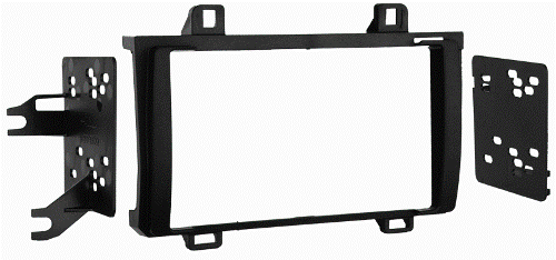 Metra 95-8224 09-10 Matrix/ Vibe DDIN Radio Adaptor Kit, Double DIN Radio Provision, Stacked ISO Mount Units Provision, Designed specifically for installation of double DIN radios or two single DIN radios, Painted matte black to match factory color and texture, Comprehensive instruction manual including step by step disassembly and assembly, High grade ABS plastic, Contoured and textured to compliment factory dash, UPC 086429192076 (958224 9582-24 95-8224)