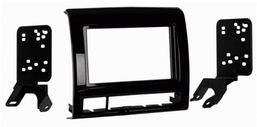 Metra 95-8235CHG Toyota Tacoma 12-UP DBL DIN Radio Adaptor KIT, Double DIN head unit provision, Painted Charcoal High-Gloss, Applications: 12-UP Toyota Tacoma, Wiring And Antenna Connections (Sold Separately), 70-1761 Toyota Harness, TYTO-01 Toyota Digital Amp Interface Harness, KIT COMPONENTS: Radio Trim Panel / Brackets / Clock/Hazard Switch Bracket / (3) Panel Clips / (6) #4 x 3/8 Phillips truss head screws, UPC 086429272686 (958235CHG 9582-35CHG 95-8235CHG)