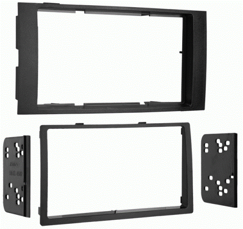 Metra 95-9009 Volkswagen Touareg Touareg 2 2004-2010 Radio Adaptor, Double DIN radio provision , Stacked ISO unit provision, Designed specifically for the installation of double DIN radios or two single DIN radios, Contoured to match factory dashboard, High grade ABS plastic, WIRING AND ANTENNA CONNECTIONS (Sold Separately), Wiring Harness: 70- 9003 - VW Toureg Harness 2004-up, Antenna Adapter: 40-EU55 Amplified VW Antenna Adapter, UPC 086429158652 (959009 9509-09 95-9009)