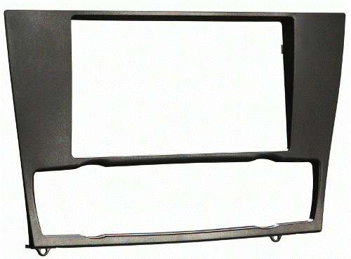 Metra 95-9306B 06-13 BMW 3-SERIES wo/NAV DDIN Radio Adaptor, Double DIN radio provision, Painted a scratch resistant matte black to match factory dash, WIRING & ANTENNA CONNECTIONS (sold separately), Wiring Harness: BMRC-01 - BMW mini chime interface, Antenna Adapter: 40-EU10 - Multi application antenna adapter 2000-up, KIT COMPONENTS: Double DIN trim plate / Double DIN Brackets / (2) 1/2 #8 Pan head screws / (2) Plastic snaps, UPC 086429199341 (959306B 9593-06B 95-9306B)