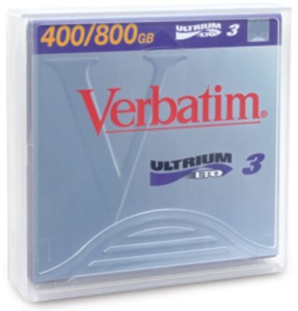 Verbatim 95182 LTO Ultrium 3 (400GB/800GB) Tape Cartridge, Ultra Precise Magnetic Servo Technology, Approved for use in all brands of Ultrium 3 Drives; Proprietary Metal Particle Media Formulation for enhanced durability and reliability; 1000000 pass Media Durability; 30 year archival storage life, UPC 023942951827 (95182 95-182 951-82)