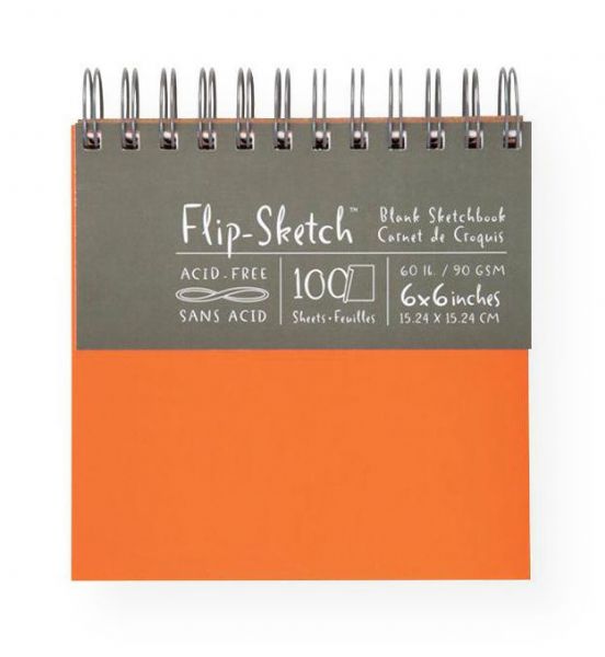 Hand Book Journal Co 960020 Flip-Sketch Wire-Bound Sketchbook 6