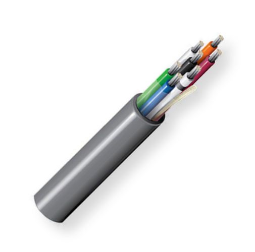 Belden 9622 0601000 25-Conductor 16 AWG Multiconductor Cable for Electronics Applications; 19 X 29 Stranded tinned copper conductors; PVC Insulation; PVC Outer Jacket; Individually shielded with Beldfoil; Numbered and color-coded PVC jackets; Flexible PVC jacket; UPC 612825256755 (BTX 96220601000 9622-0601000 9622 0601000)