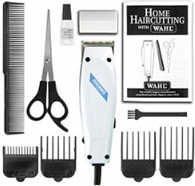 Wahl 9633-502 HomePro 10-Piece Haircut Kit, High-carbon steel blades are precision ground to stay sharp longer, Four guide combs (1/8