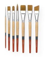 Princeton 9650R-12 Snap! Golden Taklon Short Handle Brush Watercolor and Acrylic Brush Round 12; Holds lots of color, points well, and has good snap with attractive, bold tri-color handle; Good quality, economically priced; Shipping Weight 0.04 lb; Shipping Dimensions 8.00 x 0.5 x 0.5 in; UPC 757063965127 (PRINCETON9650R12 PRINCETON-9650R12 SNAP!-9650R-12 PRINCETON/9650R12 9650R12 ARTWORK PAINTING) 