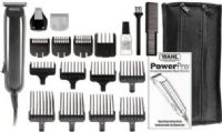 Wahl 9686-008 PowerPro Corder Hair Clipper, Trimmer and Detailer; Includes: Corded Unit, T-Blade, Trimmer Head, Detail Head, 6-Position Guide, 3 Trimmer Guides (Stubble, Medium, Full), 8 Clipper Guides (3 mm, 6 mm, 10 mm, 13 mm, 16 mm, 19 mm, 22 mm, 25 mm) Comb, Storage Pouch, Cleaning Brush, Blade Oil and Instructions; UPC 043917968605 (9686008 9686 008 968-6008)  