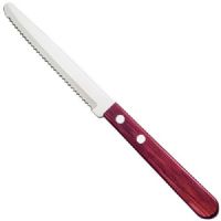 Walco 970527R Little Red Handle Steak Knife, Small, stainless steel with polywood handle from Brazil, Price per Dozen, Case Pack 2 Dozen, Sold by the Case (970527-R 970527 970-527 970-527) 