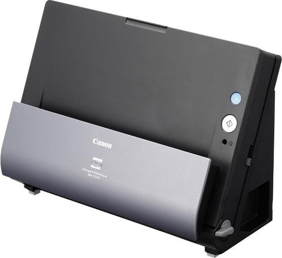 Canon 9706B002 imageFORMULA DR-C225 Office Document Scanner; Scans up to 25 pages per minute in B&W, grayscale, and color - both sides of an item in a single pass; Feeder Capacity Up to 30 Sheets; Optical Resolution 600 dpi; One-Line Contact Image Sensor (CMOS); Scans long documents up to 118.1