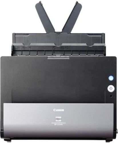 Canon 9707B002 imageFORMULA DR-C225W Office Document Scanner; Scans up to 25 pages per minute in B&W, grayscale, and color - both sides of an item in a single pass; Feeder Capacity Up to 30 Sheets; Optical Resolution 600 dpi; One-Line Contact Image Sensor (CMOS); Scans long documents up to 118.1