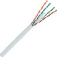 Coleman Cable 97272-16-01 CAT6 24AWG/4 Pair Category 6 CMR Cable, White; 1000 Ft. Cable Lenght; 24 AWG Bare Copper Conductors; Polyethylene (Non-Plenum) FEP (Plenum) Insulation, PVC (Non-Plenum) Jacket; Utilizes a small round filler design providing a smaller diameter and greater flexibility for easier handling; Lead free jacket; UPC 029892327651 (972721601 9727216-01 97272-1601 97272 16-01) 