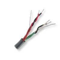BELDEN97290601000, Model 9729, 24 AWG, Computer EIA RS-232/422, Digital Audio Cable; Chrome Color; 24 AWG stranded Tinned copper conductors; Datalene insulation, Twisted pairs; Individually Beldfoil shielded with 24 AWG stranded Tinned copper drain wire; PVC jacket; UPC 612825257547 (BELDEN97290601000 TRANSMISSION CONNECTIVITY SOUND ELECTRICITY) 