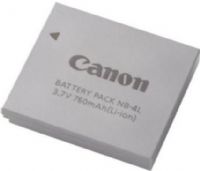 Canon 9763A001 model NB-4L Rechargeable Camera Battery, Lithium ion Technology, 760 mAh Capacity, 300 Max Recharge Cycles, For use with SD200, SD400, SD630, SD600, SD750, SD1000 & TX1 PowerShot Cameras (NB4L NB 4L NB-4L 9763 A001 9763-A001 9763A001) 