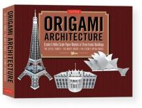Tuttle 978-4-8053-1243-8 Origami Architecture Kit; This extraordinary boxed architectural kit contains 18 sheets of high quality, 7.5" x 9.75" pre cut cardstock pieces which allow you the fun of quickly punching out and assembling scale models of the Eiffel Tower, the White House and the Sydney Opera House; EAN 9784805312438 (978-4-8053-1243-8 T312438 T-312438 ORIGAMI-978-4-8053-1243-8 TUTTLE978-4-8053-1243-8 TUTTLE-978-4-8053-1243-8) 