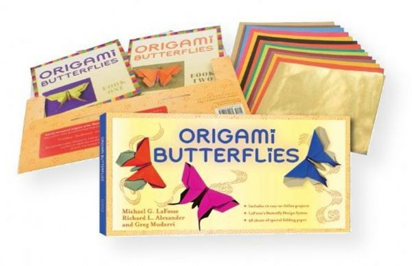 Tuttle 978-0-8048-4027-9 Origami Butterflies Kit; World renowned origami artist, Michael LaFosse provides clear, easy to follow instructions with detailed folding diagrams for an array of 12 colorful butterfly projects; Species include Fritillary, Swallowtail, Zebra Longwing, and many more; UPC 676251840278 (T840279 T-840279 978-0-8048-4027-9 TUTTLE978-0-8048-4027-9 TUTTLE-978-0-8048-4027-9 TUTTLE-978-0-8048-4027-9)