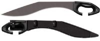 Cold Steel 97KPM18S Kopis Machete with Sheath, 19" Blade Length, 26" Overall Length, 1055 Carbon Steel with Black Baked on Anti Rust Matte Finish, 2" Blade Thickness, 7" Long. Polypropylene Handle, Weight 22.9 oz, UPC 705442010340 (97-KPM18S 97K-PM18S 97KP-M18S 97KPM-18S) 