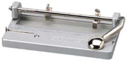 GBC 9800027 Model 271 Hummer Adjustable Hole Punch, 11 Long, Gray, 32  Sheet Capacity based on 20-lb. bond, Manual, Steel, Adjustable  centers/margin depth, Inch/metric scales, Accomodates 9/32 or 13/13 Punch  Heads, Base