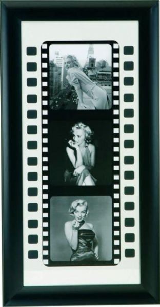 Bassett Mirror 9800-803AEC Transitions Black and White Film I Framed Art, Framed Art, Black Frame Finish, 24