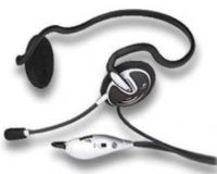 Logitech 980158-0403 Internet Chat Headset, Noise-cancelling microphone, In-line volume/mute control, Behind-the-head design, 4 interchangeable colour plates, Extra-long cable (2.6 m.), Ideal for voice and video chat, multi-player gaming and music (9801580403 980158 0403)