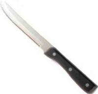 Walco 980527 Stainless Steak Knife, Black Heavy Duty Full Tang Knife, Price per Dozen, Case Pack 1 Dozen, Sold by the Case (980-527 980 527) 
