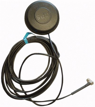 Thales Navigation 980614-08 External Antenna for Meridian Color and Roadmate 760, Roadmate 700, or Roadmate 500, For use on boats or RVs, Built-in signal amplifier and 9-foot antenna cable (980614 08 98061408 980614-08 Magellan)