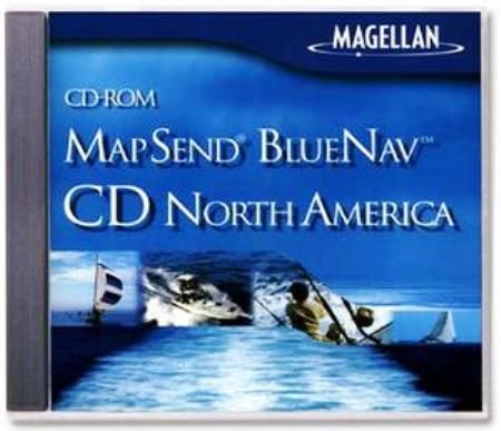 Magellan 980635-05 Software MapSend BlueNav CD North America, Includes 83 local North America navigational charts (98063505 980635 05 980-63505)