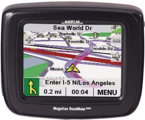 Magellan 98088901 model Roadmate 2000 GPS Vehicle Navigation System, Features a 3.5-inch color touch screen display for easy access to navigational information; 3 hours of Battery Life,  Built-In Multidirectional Antenna, Color Display  (980 88901 980 88901 Roadmate2000 Roadmate2000) 