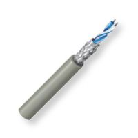 Belden 9841 060500, Model 9841, 24 AWG, 1-Pair, RS-485 Computer Cable; Chrome; CM-Rated; Stranded Tinned copper conductors; PO Insulation; Twisted pairs; Overall Beldfoil and Tinned copper braid shield; 24 AWG stranded tinned copper drain wire; PVC jacket; UPC 612825259473 (BTX 9841060500 9841 060500 9841-060500 BELDEN) 
