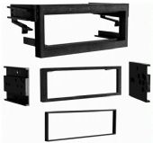 Metra 99-3002 Cadillac Chevrolet GMC Truck Multi-Kit 1995-2005 Radio Installation Panel, DIN and ISO DIN radio provisions, Various mounting depth alternatives, Quick conversion from DIN to 2-shaft with snap-in style shaft supports, Includes a recessed DIN opening., Specially designed for ISO mount radio with ISO trim ring., Radio side support is provided by our patented Side Arm Support System, UPC 086429018031 (993002 9930-02 99-3002) 