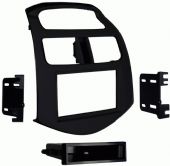 Metra 99-3309B Chevrolet Spark 2013-Up Mounting Kit, ISO Din Radio Provision with Pocket, Double Din Radio Provision, Interface Included Retains Factory Onstar Bluetooth and All Warning Chimes, Provides Twelve Volt Accessory Power / VSS / Parking Brake / Reverse Signal, Painted High Matte Black, UPC 086429280216 (993309B 9933-09B 99-3309B) 