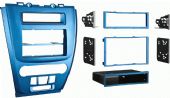 Metra 99-5821BL Ford Fusion - Mercury Milan 2010-2011 kit w/ Bezel, DIN Head Unit Provision with Pocket, ISO DIN Head Unit Provision with Pocket, Double DIN Head Unit Provision, ISO Stacked Head Unit Provision, Painted blue (995821BL 9958-21BL 99-5821BL) 