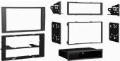 Metra 99-5824CH Ford Transit Connect 2010-12 Radio Install Kit, DIN Head unit provisions with pocket, ISO DIN Head unit provision with pocket, DDIN Head unit provision, Painted Charcoal to Match Factory, WIRING & ANTENNA CONNECTIONS (Sold Separately), 70-5523 2010 Ford Transit Harness, 40-VW10 1986-Up Euro antenna adapter, UPC 086429229529 (995824CH 9958-24CH 99-5824CH) 