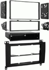Metra 99-6512 Sprinter 2007-Up Mount Kit, Metra patented quick release snap-in ISO mount system with a custom trim ring, Recessed DIN opening, Removable oversized storage pocket, Includes parts for installation of double-DIN radios or two single-DIN radios, Contoured and textured to match factory dash, Comprehensive instruction manual, All necessary hardware for easy installation, UPC 086429171750 (996512 9965-12 99-6512) 