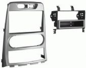 Metra 99-7339S Hy Genesis Cpe 10-12 Manu Clim Mounting Kit, ISO Head Unit Provision with Pocket, For use with manual climate control, Painted silver to match factory dash, Also available in black 99-7339B, UPC 086429219582 (997339S 9973-39S 99-7339S) 