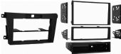 Metra 99-7508 Mazda CX7 2008 Mount Kit, Designed specifically or the installation of double DIN radios or two single DIN radios, Metra patented Quick Release Snap in ISO mount system with custom trim ring, Recessed DIN opening, High grade ABS plastic painted matte black contoured and textured to compliment factory dash, Removable oversized storage pocket with built in radio supports, UPC 086429173228 (997508 9975-08 99-7508) 