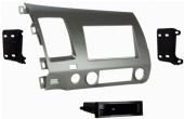 Metra 99-7871 Honda Civic 2006-2011 Mount Kit, Double DIN trim plate and brackets, Metra patented Quick Release Snap In ISO mount system with custom trim ring, Recessed DIN opening, Removable oversized storage pocket with built in radio supports, High grade ABS plastic – painted charcoal grey to match factory color contoured and textured to compliment factory dash (charcoal grey is almost black looking in color), UPC 086429146925 (997871 9978-71 99-7871) 