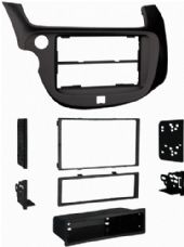 Metra 99-7877B Honda Fit 09-13 DIN/DDIN Mount Kit Blk , DIN Radio Provision with Pocket, ISO Mount Radio Provision with Pocket, Double DIN Radio Provision, Stacked ISO Mount Units Provision, Painted Black To Match Factory Dash, 99-7877S Is the Silver Version, Wiring and Antenna Connections (Sold Separately), 70-1729 08-Up Acura/Honda Wiring Harness, 40-HD10 05-Up Acura/Honda Antenna Adapter, UPC 086429280568 (997877B 9978-77B 99-7877B) 